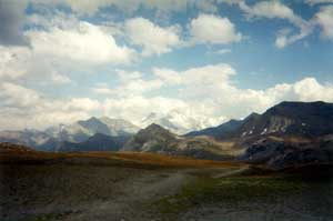 A 2800 m le paysage est sympa !!